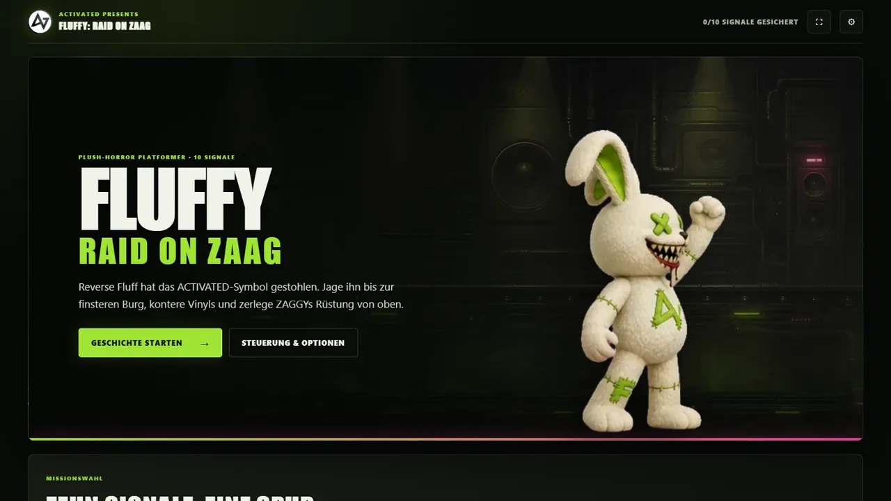 Bildschirmfoto: FLUFFY: RAID ON ZAAG